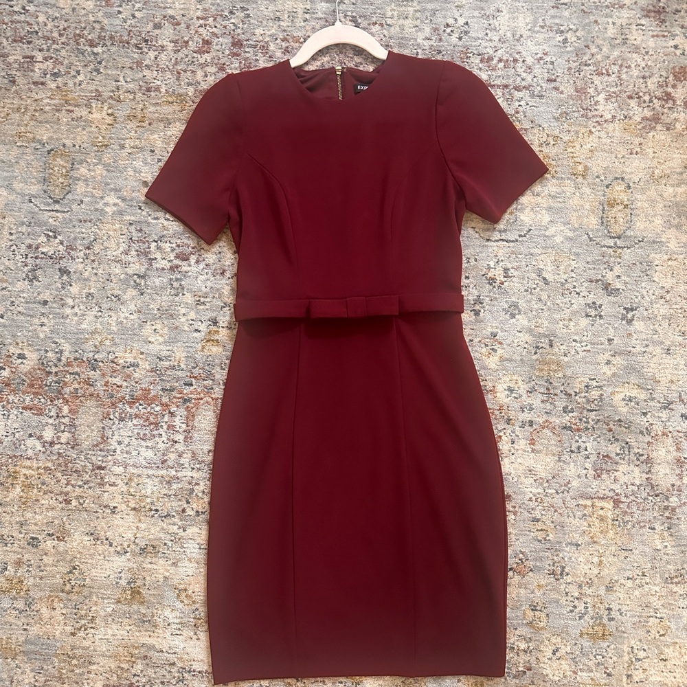 Express Burgundy Dress